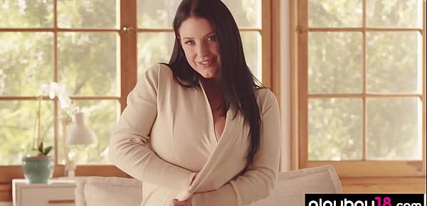  Chubby MILF Angela White introducing every secret of her amazing body